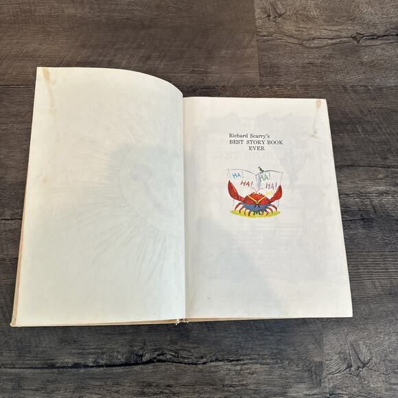Richard Scarry's Best Story Book Ever Hardcover, Golden Book 1973 - Picture 3 of 8